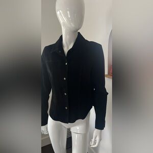 Danier Washable Suede Black Jacket/Shirt